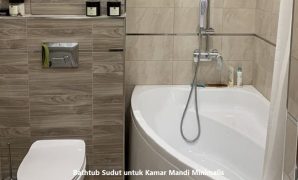 Bathtub Sudut untuk Kamar Mandi Minimalis Bathtub Sudut